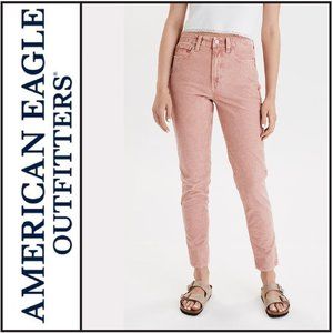 NWT ( American Eagle ) High-Rise Corduroy Mom Jean